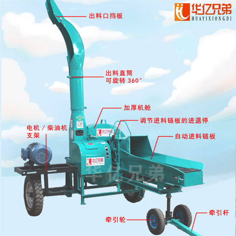 5.5噸柴油機帶的鍘草機視頻？多少錢一臺？
